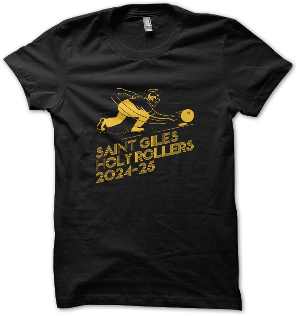 St. Giles Holy Rollers League T-shirt 2024